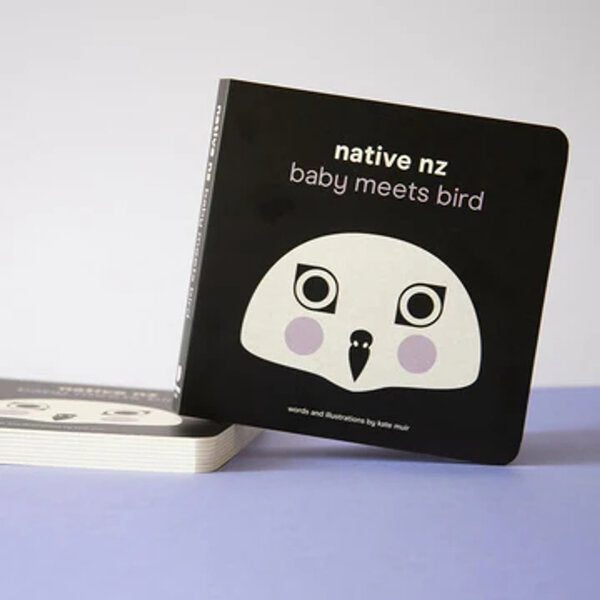 Native NZ Baby Meets Bird | Hardcover book by Lil Peppy